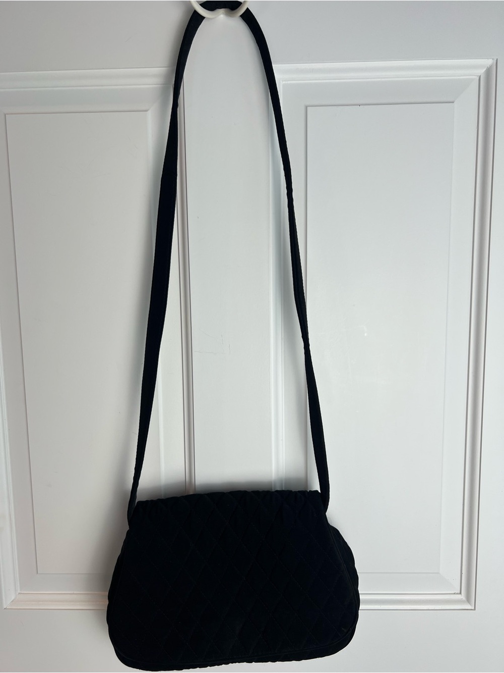 Vera Bradley Black Quilted Shoulder Bag - Women's Crossbody